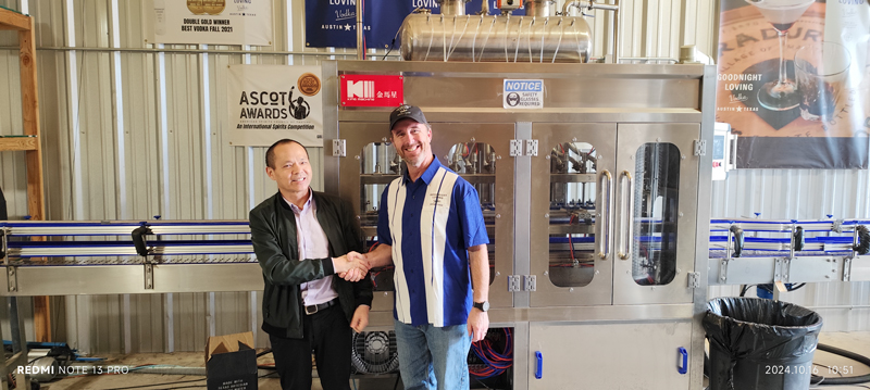 Máquina de enchimento de vodka