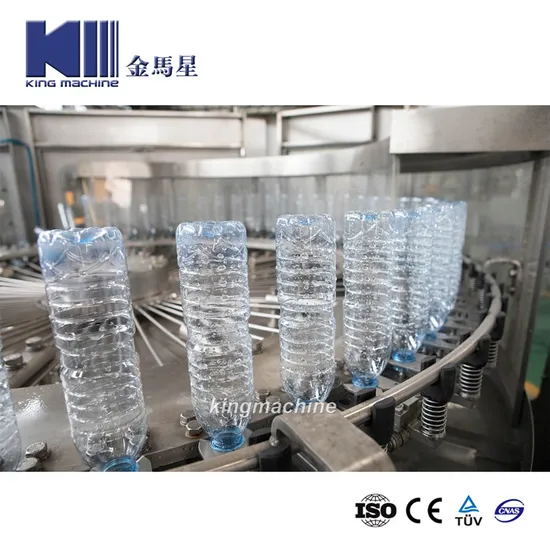 King Machine Automática 3 em 1 Pet Bottle Bottle Beverage Bebendo Ursor mineral Soda Equando capa de engarrafamento de engarrafamento