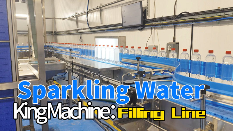 Linha completa de produ&ccedil;&atilde;o de &aacute;gua com g&aacute;s