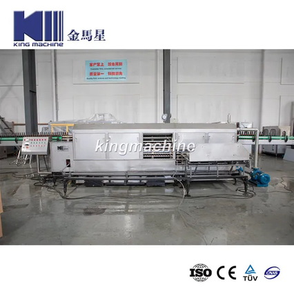 Linha de engarrafamento de cerveja de estimação totalmente automatizada no mínimo de 5 toneladas de cerveja por hora