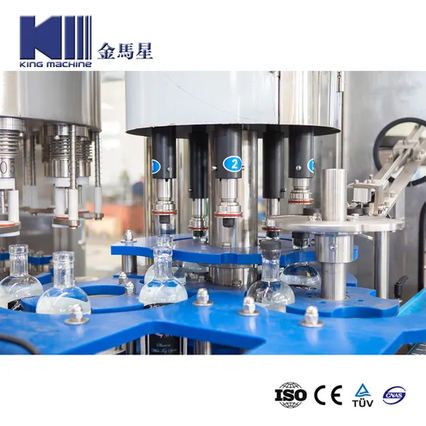 Máquina de enchimento de enchimento de líquido, máquina de enchimento rotativo garrafa automática líquido 12 Máquina de produção de suco