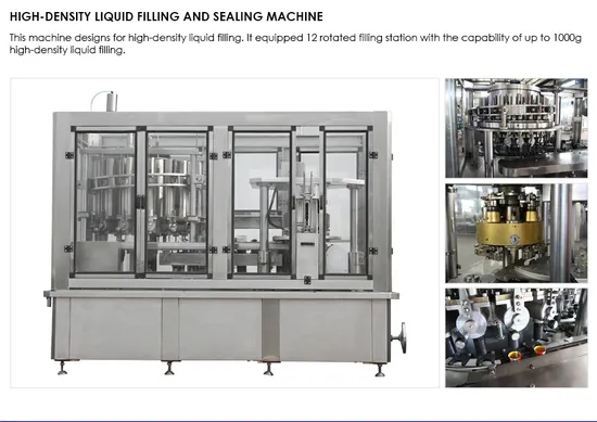 Máquina de recheio de molho picante automático para garrafa de vidro e garrafa de estimação