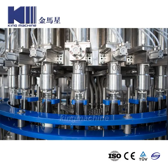Máquina de encerramento de enchimento de molho de molho de bebida elétrica