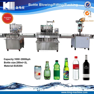M&aacute;quina de enchimento linear econ&ocirc;mica de bebidas de pequena capacidade