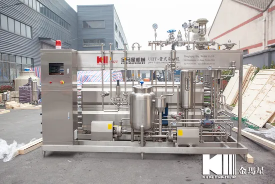 3, 000 L/H Beveragem de Vinho Tubular Máquina Pasteurizadora UHT
