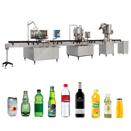 Linha de enchimento linear de servo linear de alta velocidade totalmente automática