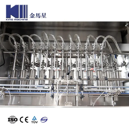 Rotulagem automática de máquina de engarrafamento de gasolina / gasolina sem chumbo / gasolina tipo linear