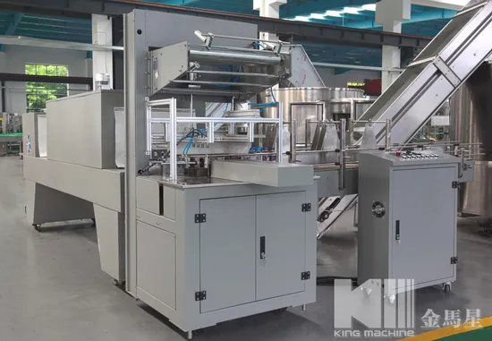 Máquina de embalagem de encolhimento de filmes de pe