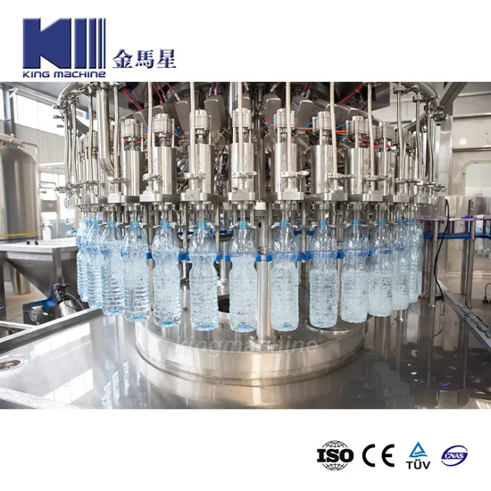 King Machine Automática 3 em 1 Pet Bottle Bottle Beverage Bebendo Ursor mineral Soda Equando capa de engarrafamento de engarrafamento