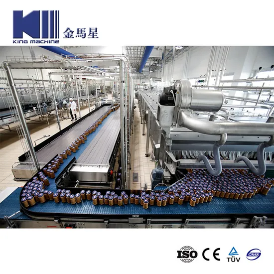 Máquina de encerramento de enchimento de molho de molho de bebida elétrica